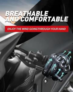 Gants de moto en cuir avec logo personnalisé, gants de course pour moto, nouvelle arrivée, gants de moto pour hommes personnalisés - Product Image 2