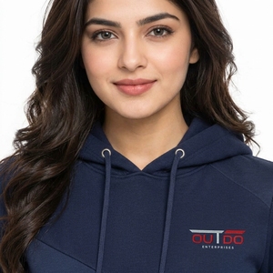 Women <b>Hoodie</b> <b>Lightweight</b> Fabric Smooth Texture Comfortable Construction Relaxed Fit Modern Custom Women <b>Hoodie</b> Fashion Apparel - Product Image 5