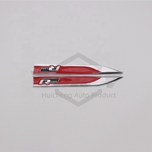 สติ๊กเกอร์โลหะ 3 มิติ ตัวอักษร <span class=keywords><strong>R</strong></span> สำหรับติดข้างรถ ป้ายตราสัญลักษณ์ สำหรับรถยนต์ Volkswagen VW <span class=keywords><strong>Golf</strong></span> <span class=keywords><strong>6</strong></span> 7 8 MK6 MK7 MK8 อุปกรณ์ตกแต่ง - Product Image 3