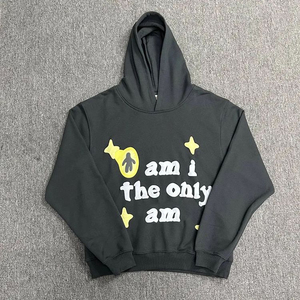 Sweat à capuche surdimensionné de qualité supérieure avec logo personnalisé imprimé, coupe classique, 100% coton, 420 g/m², motif uni, vêtements d'hiver - Product Image 1