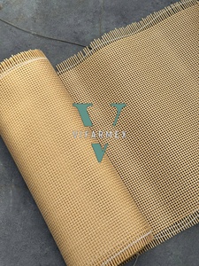 Matériau en maille tissée carrée artisanal pour meubles, armoires, portes et projets de bricolage - Product Image 3