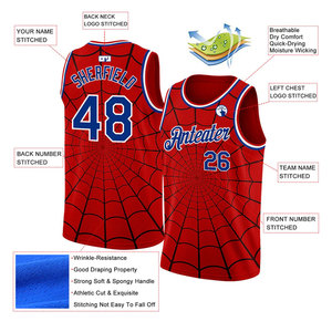 Maillot de basket-ball personnalisé au design unique, impression par sublimation, maille respirante, unisexe, adulte, sans manches, nom de l'équipe, numéro 00 - Product Image 2