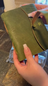 Carnet de voyage à 220 pages non lignées, en cuir de buffle pleine fleur, idéal pour une utilisation quotidienne au bureau et pour le dessin - Product Image 6