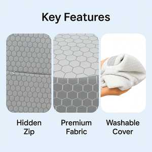 Orthopaedic Memory Foam <b>Knee</b> <b>Pillow</b> <b>for</b> Pregnant Women <b>Knee</b> Pain Relief on <b>Sleep</b> Time Function <b>Pillows</b> & Positioners - Product Image 4
