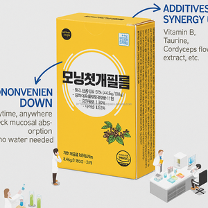 Hovenia Oral Strip 21PCs Ambientador portátil con sabor a menta Tipo de película a base de plantas - Product Image 4