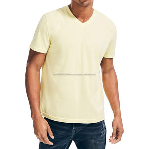 T-shirts personnalisés OEM à bas prix pour hommes, unis, à col ras du cou, pour le fitness, séchage rapide, respirants, à manches courtes, col en V, 2026 - Product Image 6
