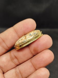 Nueva Llegada: Cabujón de Latón Ranurado con Jaspe Pictórico, Gema Suelta de Cristal Curativo Increíble para Fabricación de Joyas y Engaste de Bisel - Product Image 3