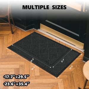 Tappetino Antifatica in Gomma Composita a Griglia Piccola in Polipropilene 60x90x0.7cm Grigio per Cucina e Uso Domestico - Product Image 5