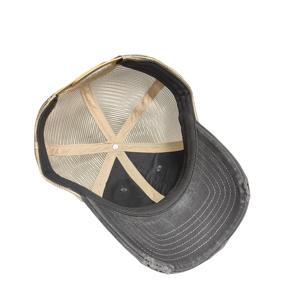 High Quality Fashion Design Customized Promotional Vintage Washed Mesh Trucker Hat - Product Image 4