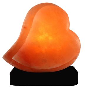 Double Heart Natural <b>Salt</b> Lamp Handcrafted by Sian Enterprises Premium Crafted for Home Decor - Product Image 1