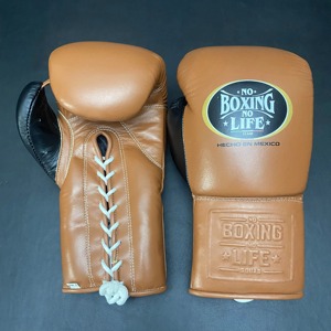Gants de boxe en cuir de qualité supérieure, à lacets, style NBNL, vente en gros - Product Image 4
