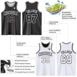 Camisetas de Baloncesto al Por Mayor, Transpirables, Tallas Grandes para Hombre, 100% Poliéster, Ropa Deportiva Sublimada Personalizada de Antique Fashion - Product Image 5