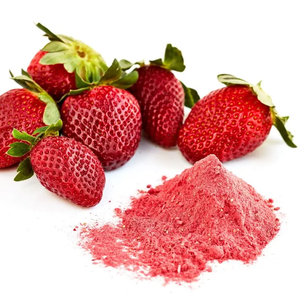 Poudre de fraise de qualité supérieure 100% pure et naturelle pour smoothies, pâtisseries, boissons, jus, thé et recettes DIY - Product Image 1