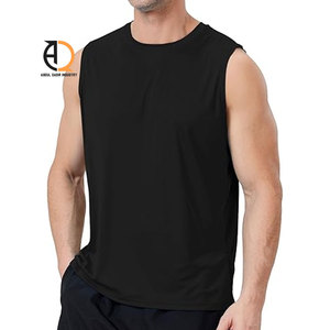 Singlet de sport pour homme, coupe ajustée, sans manches, pour l'entraînement - Product Image 3