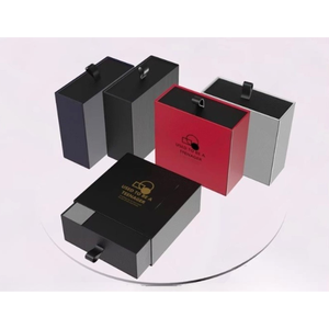 Caja de regalo de cajón rígido personalizada TH para joyería con tirador de cinta y tapa colorida, ideal para ocasiones especiales - Product Image 4