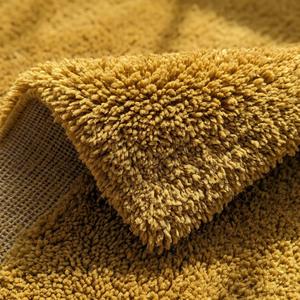 Alfombra de Lana Premium Color Amarillo Mostaza, Tejida a Mano, Textura Suave, para Sala de Estar, Dormitorio, Decoración del Hogar - Product Image 6