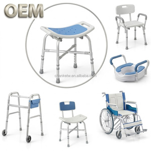 OEM Taiwan Customized Simple <b>Shower</b> <b>Chair</b> Daily Living Aids Anti‑Slip Design Adjustable Height Senior Bath Support - Product Image 1