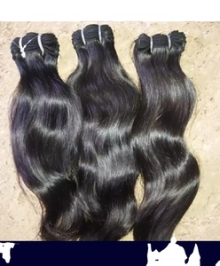 Cheveux naturels indiens 100 % non traités, provenant d'un seul donneur, cuticules alignées, bruts, Remy, double trame, 100 g, différentes textures, tailles et couleurs - Product Image 2