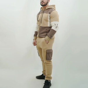 ชุดวอร์มมีฮู้ดสไตล์สตรีทแวร์สำหรับผู้ชาย พร้อมบริการออกแบบตามสั่ง คอลเลคชั่นฤดูหนาว บริการ OEM ผ้าฝ้าย 100% คุณภาพสูง - Product Image 1