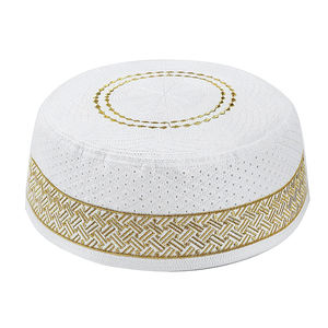 Chapeau de prière islamique léger et respirant, fabriqué professionnellement, couleurs et tailles personnalisables, tissu de haute qualité pour usage quotidien - Product Image 1