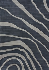 Modern Abstract Hand Tufted Rug, Custom 3D Wavy Design Area Carpet for Home & Hotel Decor - Product Image 2