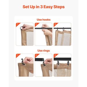 Rete di Ricambio 10x12x7.3 FT per Gazebo da Giardino, Tenda a Rete a 4 Pannelli per Pareti Laterali, Adatta alla Maggior Parte dei Patio - Product Image 6