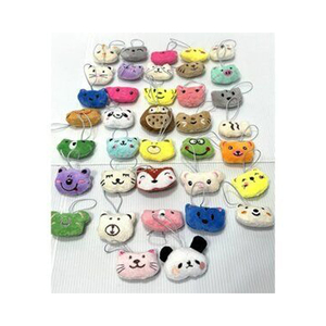 Cute Koala Plush Keychain 3D <b>Cartoon</b> Soft Toy With Gold <b>Ring</b> Pendant Decor - Product Image 3