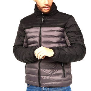 Colourblock <b>Puffer</b> <b>Jacket</b> with Zip Pockets New Arrival Design Customized Professional 2024 <b>Light</b> weight For Men Bubble <b>Jacket</b> - Product Image 1