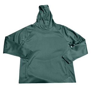 Veste polaire à capuche pour homme, couleur unie, séchage rapide, vêtement décontracté pour l'extérieur, coque en polyester, coupe régulière, manteau d'automne - Product Image 6