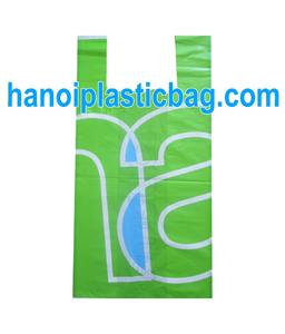 Bolsas de camisetas Portador de chaleco para compras Comestibles Impresión personalizada duradera a prueba de fugas Precio al por mayor Fábrica de Vietnam - Product Image 4
