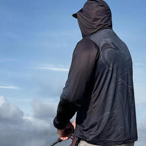 Ropa de Pesca con Protección Solar UPF 50+, Camisas de Pesca de Manga Larga Transpirables y de Secado Rápido, Sudadera con Capucha de Pesca con Diseño Personalizado y Máscara - Product Image 3