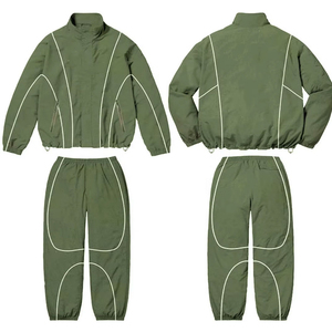 Traje Cortavientos Personalizado para Hombre, Transpirable y Resistente al Viento, de la Mejor Calidad, Ropa Casual, Traje Deportivo Cortavientos para Hombre, Disponible en Stock - Product Image 1