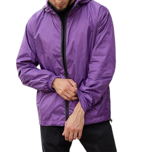 Wholesale Custom Nylon Windbreaker <b>Jacket</b> for <b>Men</b> Color Block Design Embroidery Waterproof Windproof for Outdoor Running - Product Image 6