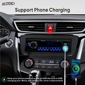 Radio <span class=keywords><strong>de</strong></span> Coche Retro 1 DIN con Reproductor MP3, Estéreo, USB, Transmisor FM y AUX, Suministro Estable - Product Image 3