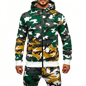 Polyester Fishing <b>Jackets</b> Winter Hooded Breathable Printed Tracksuit Set <b>Tech</b> Fleece Solid Casual Training <b>Wear</b> Drawstring - Product Image 5