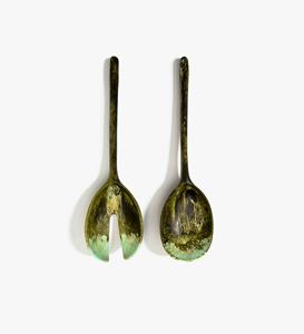 Ustensiles à salade écologiques faits à la main, compatibles lave-vaisselle, pour la cuisine à domicile, fabriqués en Inde - Product Image 2