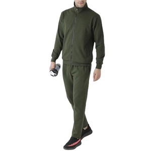 Custom Wholesale Printed Zipper Sweatsuit Regular Fit Sweatshirt Unisex <b>Tracksuit</b> for Men Custom Design - Product Image 3