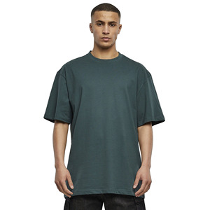 เสื้อยืดโอเวอร์ไซส์ผู้ชาย ผ้าฝ้าย 100% ทรงหลวม ไหล่ตก คอกลม แขนสั้น น้ำหนักผ้า 240 กรัม แห้งเร็ว ระบายอากาศดี รับผลิตแบรนด์ตามสั่ง - Product Image 2