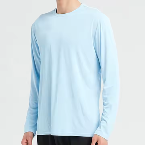 T-shirt en jersey de coton tricoté à manches courtes et col rond pour homme, couleur bordeaux, coupe classique, sportif, séchage rapide, 180g, lavable en machine - Product Image 3