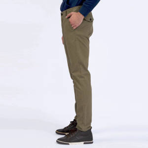 กางเกงชิโน่ทรงตรงเข้ารูปยืดได้สำหรับผู้ชาย ผ้าฝ้ายอ๊อกฟอร์ด 100% แห้งเร็ว ระบายอากาศดี ขายดีสำหรับเด็กผู้ชาย - Product Image 2