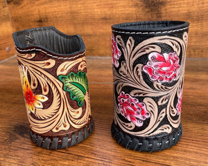 Premium Genuine Leather Pen Holder Storage <b>Box</b> <b>Large</b> Capacity Multi-Functional High-Quality Tooled Leather Desk Organizer <b>Box</b> - Product Image 6