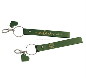 OEM Custom Luxury Metal Logo Keychain Blank <b>Leather</b> <b>Key</b> Ring with PU Wholesale Gifts for Professionals - Product Image 3