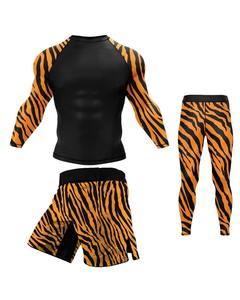 Nuevo Conjunto de Compresión Unisex para Invierno, 2 Piezas, Ropa Deportiva, Camiseta de Manga Larga y Leggings, Ropa de Gimnasio, Entrenamiento Físico - Product Image 3
