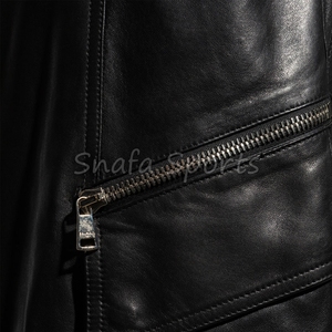 บริการออกแบบและผลิตกางเกงขาสั้นหนังแท้สำหรับผู้ชาย พร้อมกระเป๋า ราคาขายส่ง ชุดออกกำลังกายและชุดต่อสู้สำหรับผู้ชาย กางเกงขาสั้นหนังแท้ 100% สำหรับขาย - Product Image 4