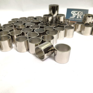 Collares de latón niquelado plateado de alta calidad, Diseño Artesanal de precisión duradera para bastón espaciador, piezas de conector - Product Image 1