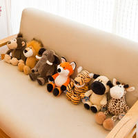 Jouets en peluche de dinosaures américains de première qualité certifiés CE, adorables animaux de dessin animé en peluche avec rembourrage en coton PP