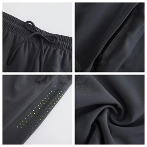 Shorts de bain pour homme en polyester, séchage rapide, légers, tissés, avec cordon de serrage et taille élastique, pour l'été et la plage - Product Image 6