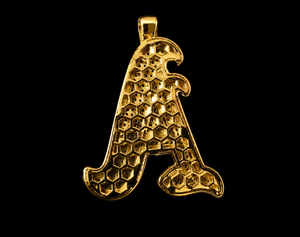 Pendentif de luxe pour homme, style hip-hop personnalisé, lettre A entièrement sertie de moissanite plaqué or, diamant brillant, prix abordable - Product Image 2