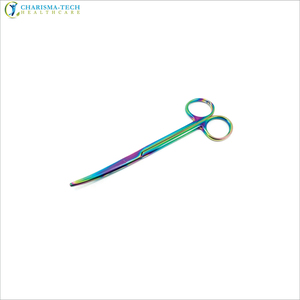 Tijeras Metzenbaum Premium Multicolor de 14cm y 18cm, Recubrimiento de Plasma, Acero Inoxidable Arcoíris, Instrumentos Quirúrgicos de Disección, CE ISO - Product Image 6