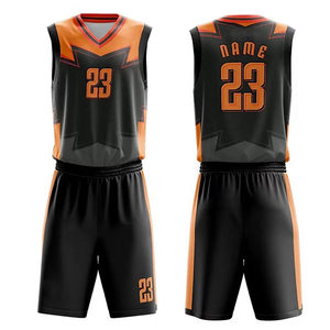 Conjunto de Uniforme de Baloncesto Personalizado con Logotipo, Sin Mangas, de Secado Rápido, Transpirable, de Poliéster |   Ropa Deportiva Reversible de Corte Atlético para Entrenamiento - Product Image 5